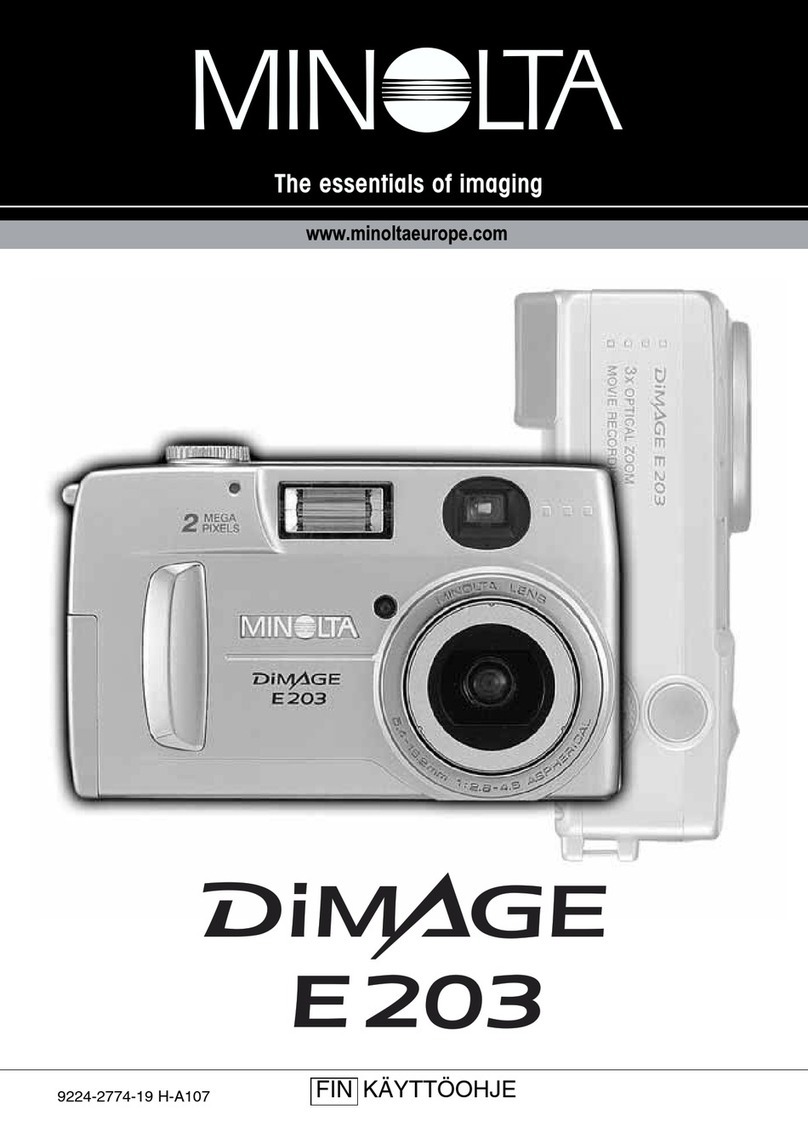 Minolta DIMAGE E203 - SOFTWARE KAYTTOOHJE Minolta DIMAGE E203 - SOFTWARE KAYTTOOHJE
