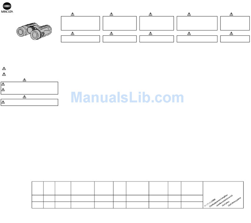 Minolta ACTIVA 10X42D WP User manual