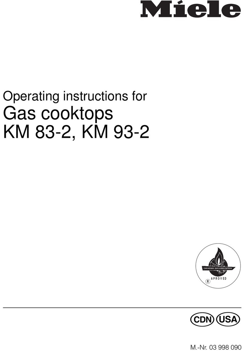 Miele KM 93-2 operating instructions