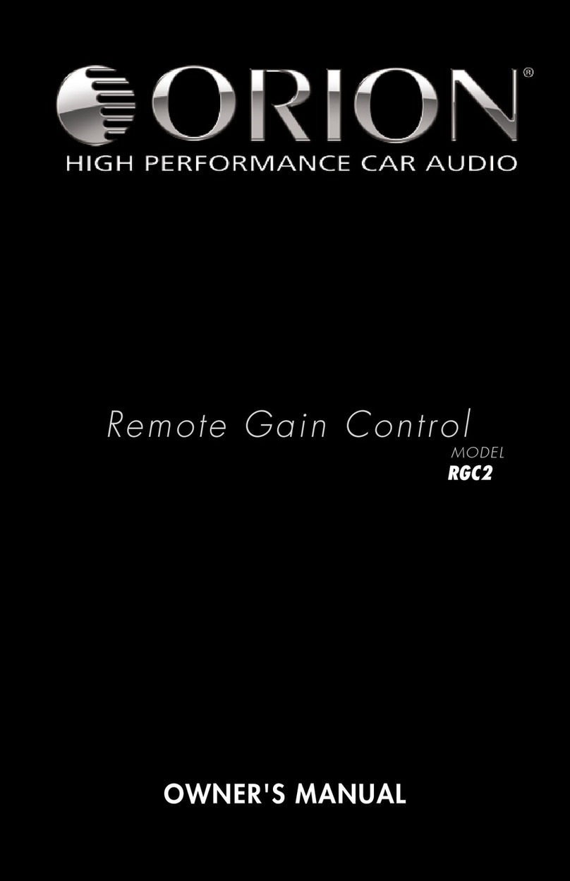 Orion RGC2 User manual