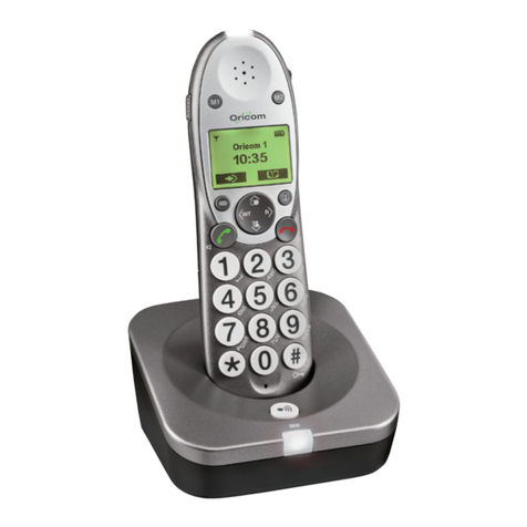 Oricom pro600 DECT User manual Oricom pro600 DECT User manual