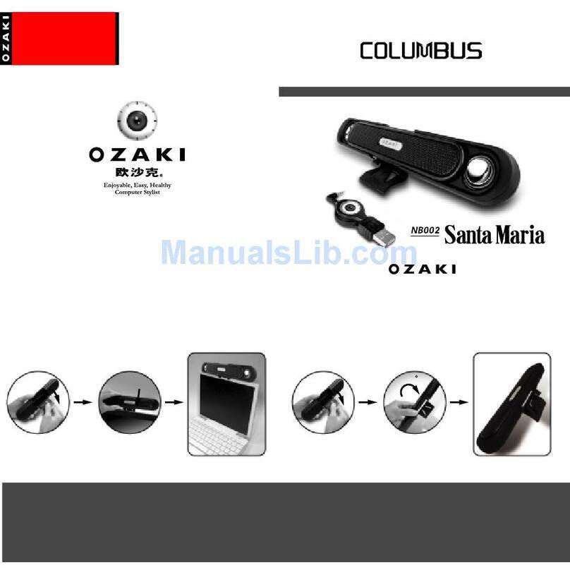 Ozaki NB002 owner's manual