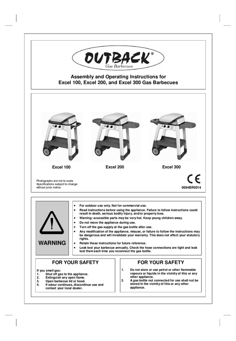 Outback Excel 100 User manual
