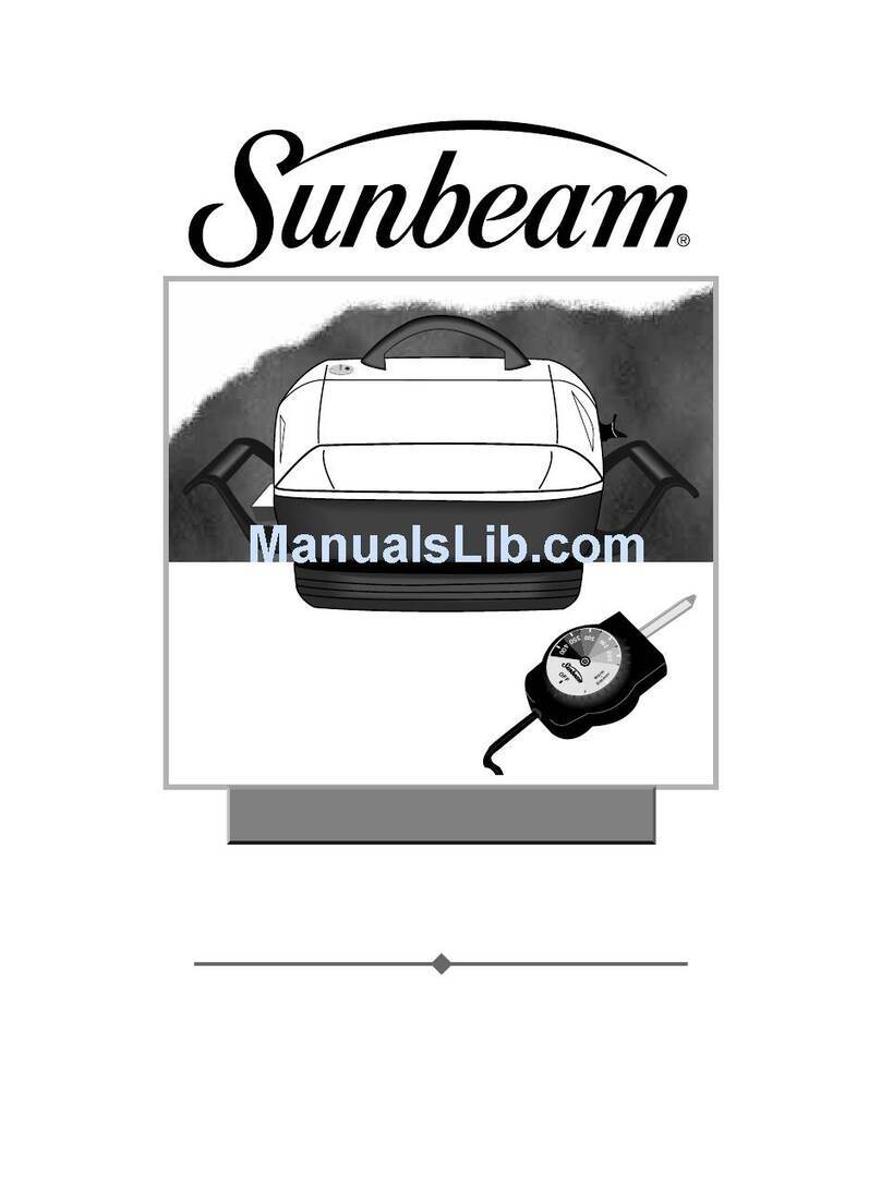 Sunbeam 4804 Instruction manual and recipe booklet