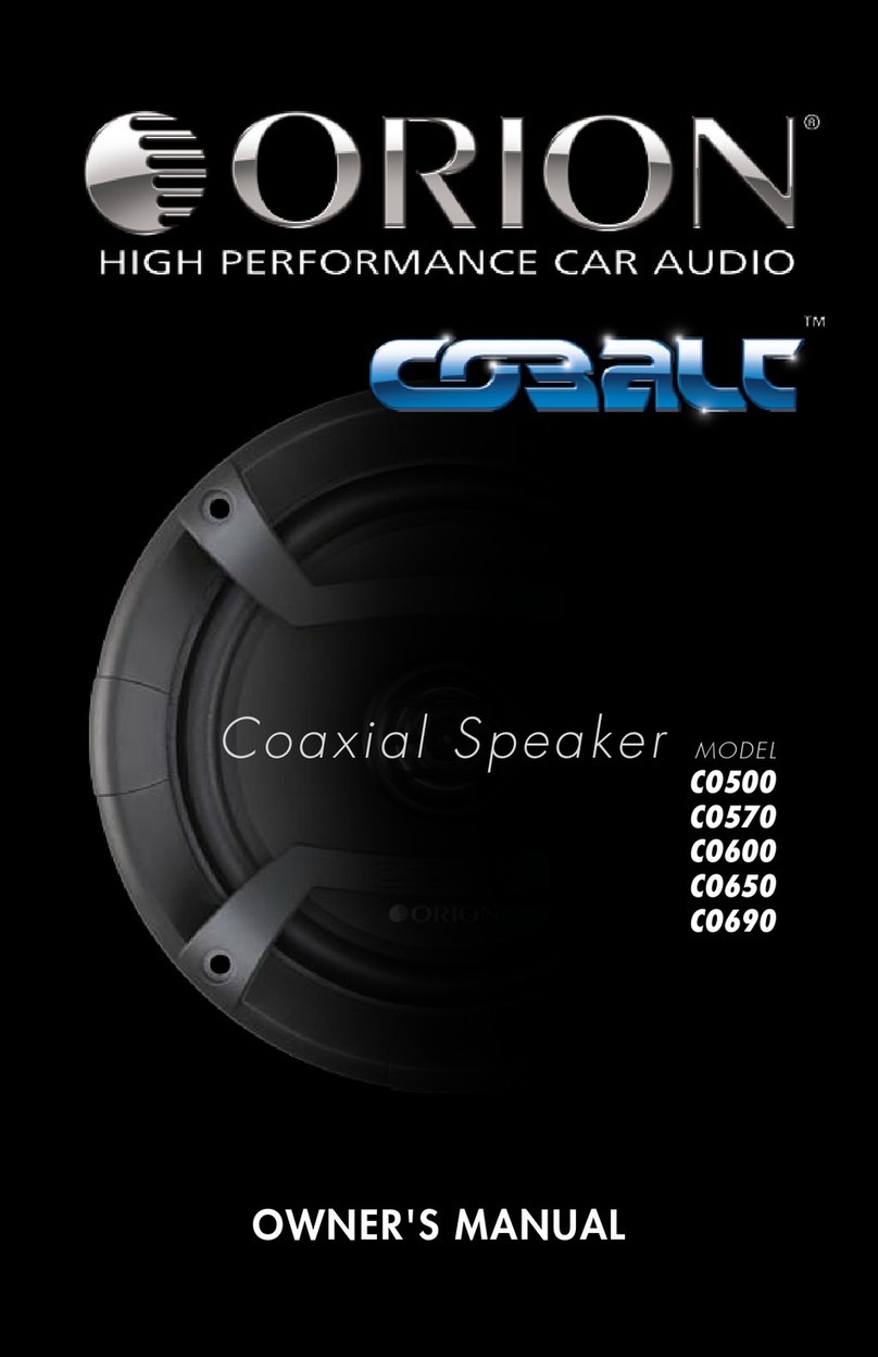 Orion Cobalt CO600 User manual