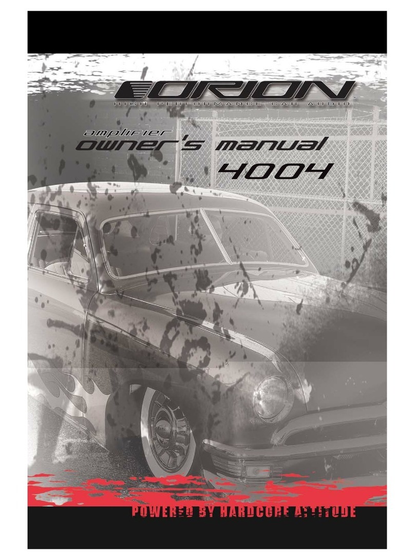 Orion XTREME 400.4 owner's manual