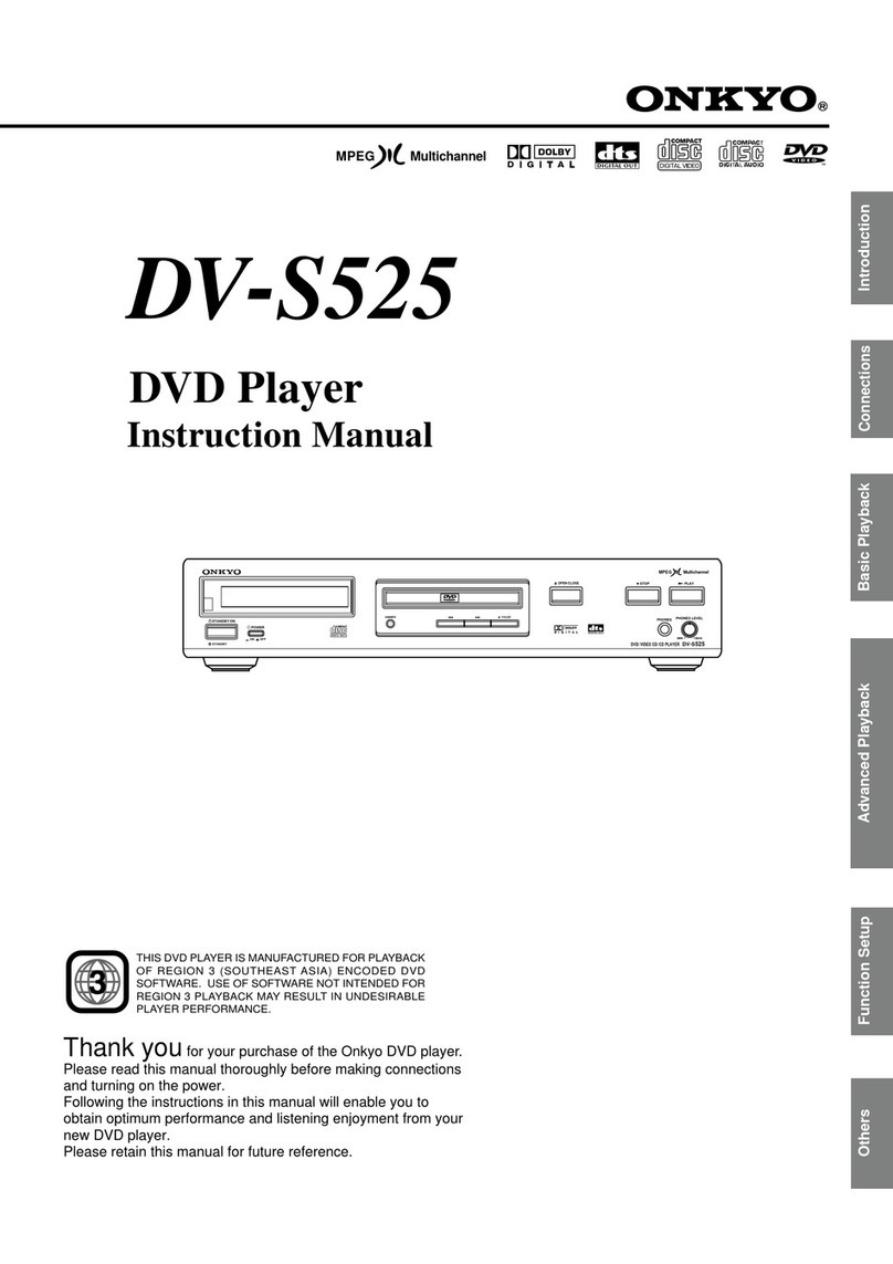 Onkyo DV-S525 User manual