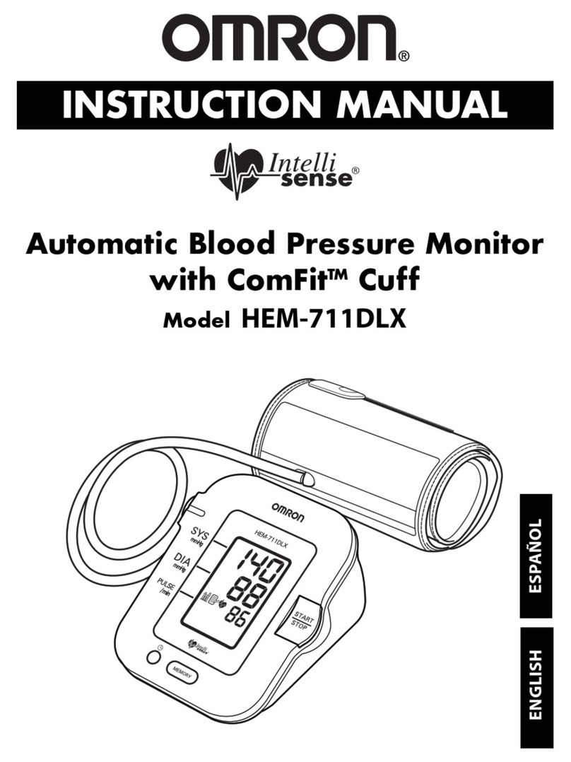 Omron HEM-711DLX instruction manual