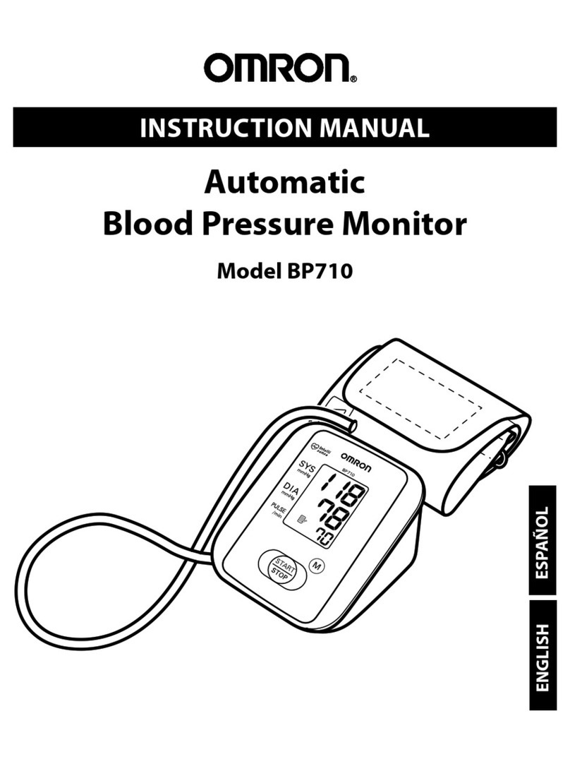 Omron BP710 instruction manual