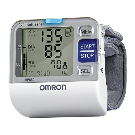 Omron BP629 User manual Omron BP629 User manual