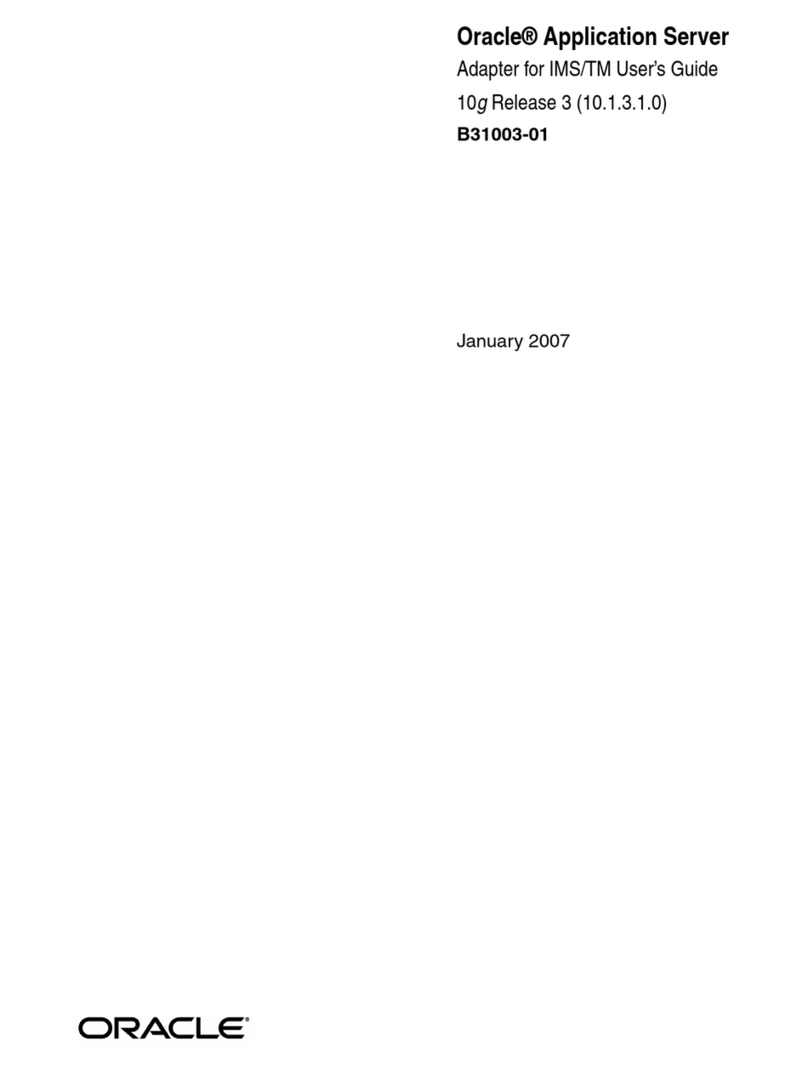 Oracle B31003-01 user guide