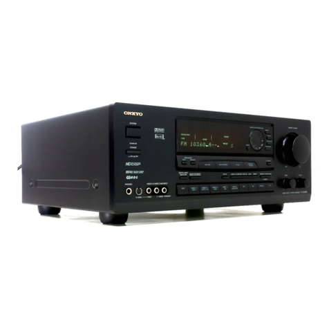 Onkyo TX-DS656 User manual