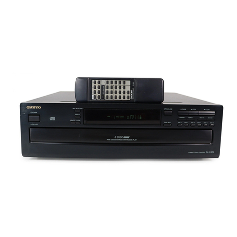 Onkyo DX-C370 User manual