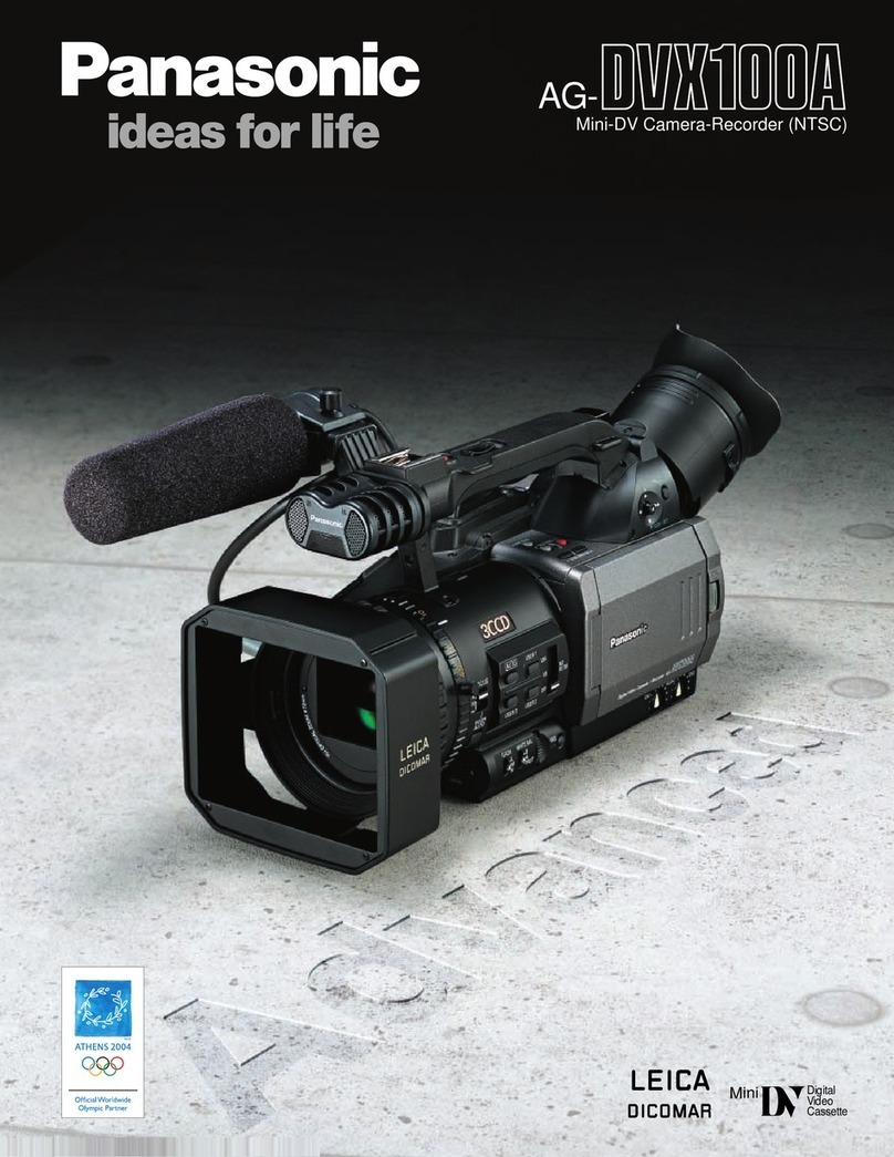 Panasonic Camera-Recorder User manual