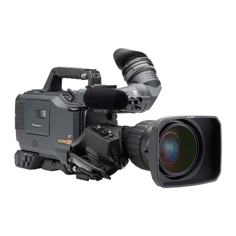 Panasonic AJ-HDX900 - Camcorder - 1080i User manual