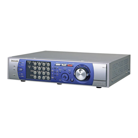 Panasonic WJHD309A - DIGITAL DISK RECORDER User manual