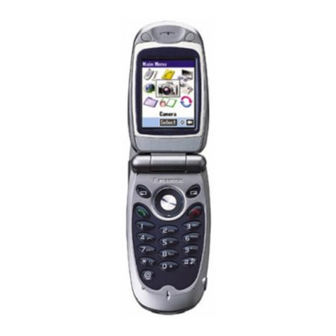 Panasonic EBX70 - CELL PHONE operating instructions