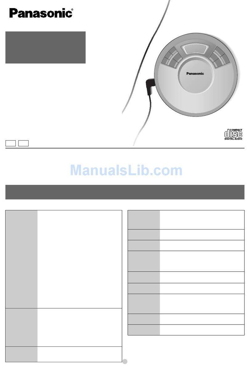 Panasonic SL-SX451C User manual