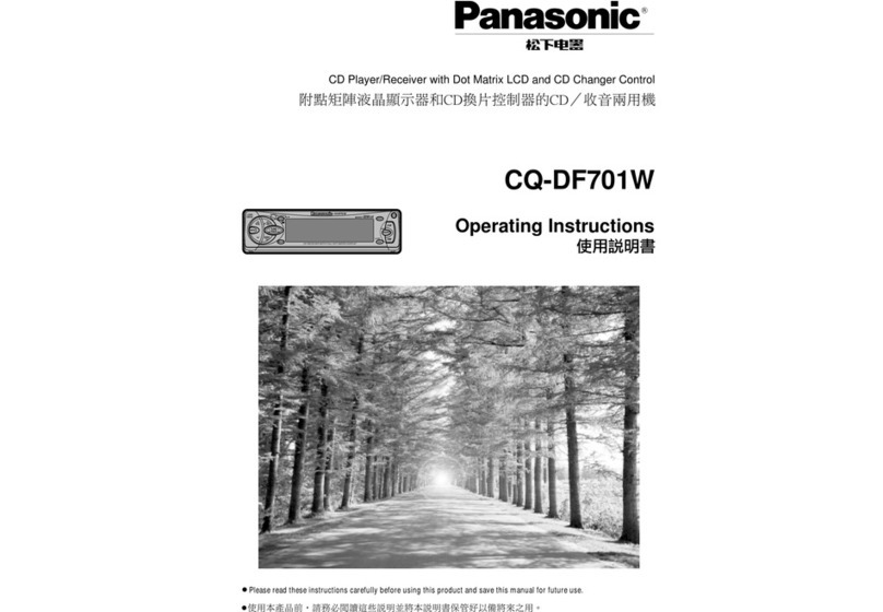 Panasonic CQ-DF701W operating instructions
