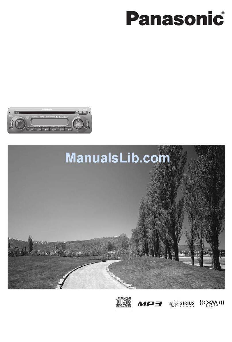 Panasonic CQ5302U - CAR AUDIO operating instructions