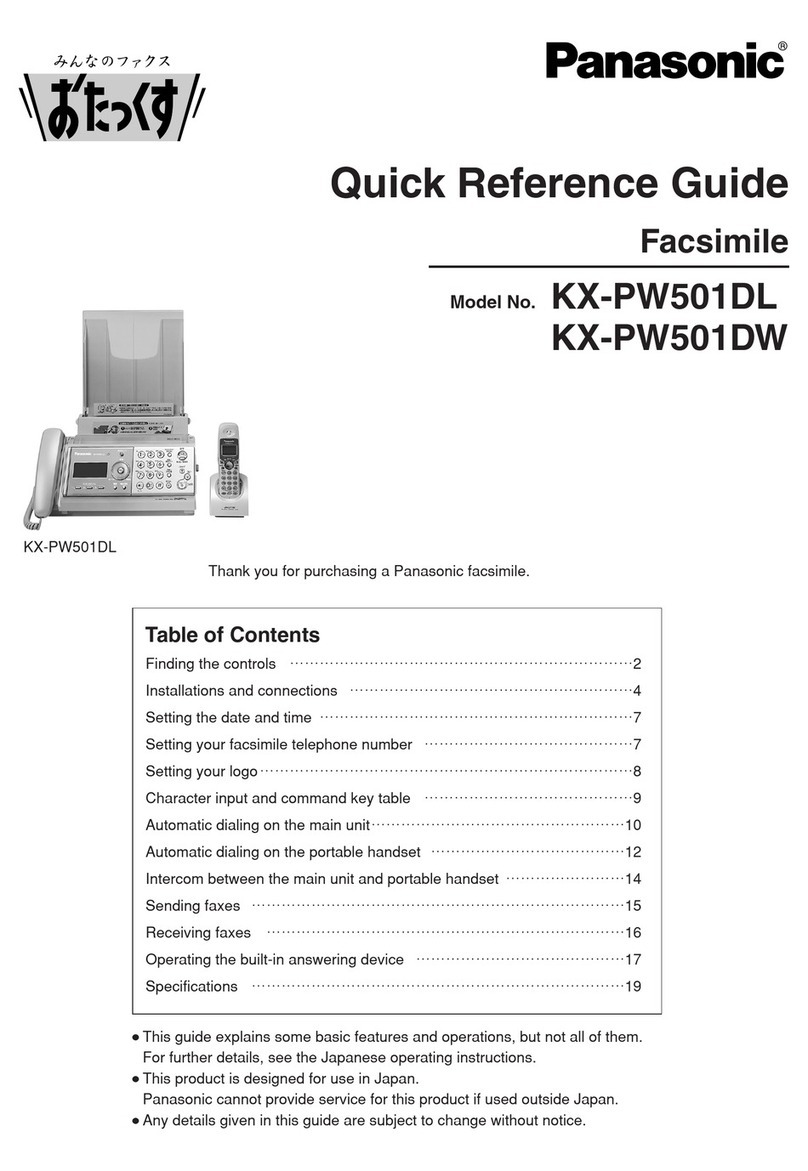 Panasonic KX-PW501DL User manual