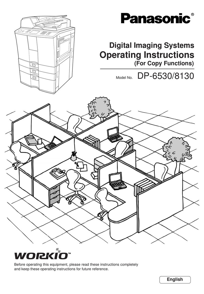 Panasonic DP-6530 User manual