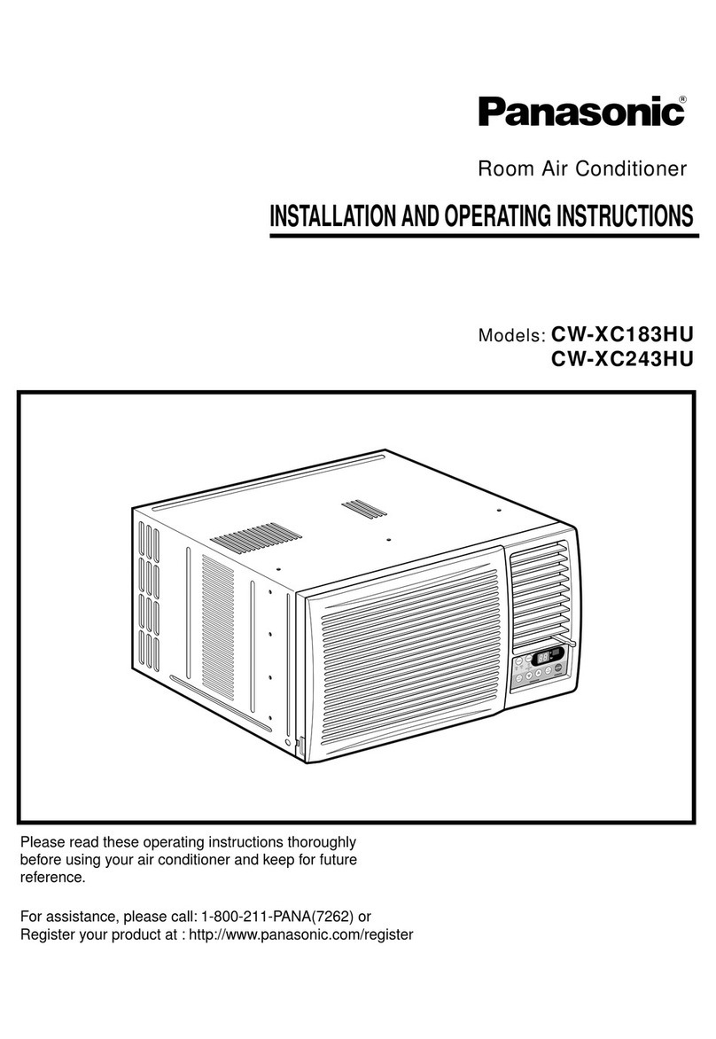 Panasonic CW-XC183HU User manual