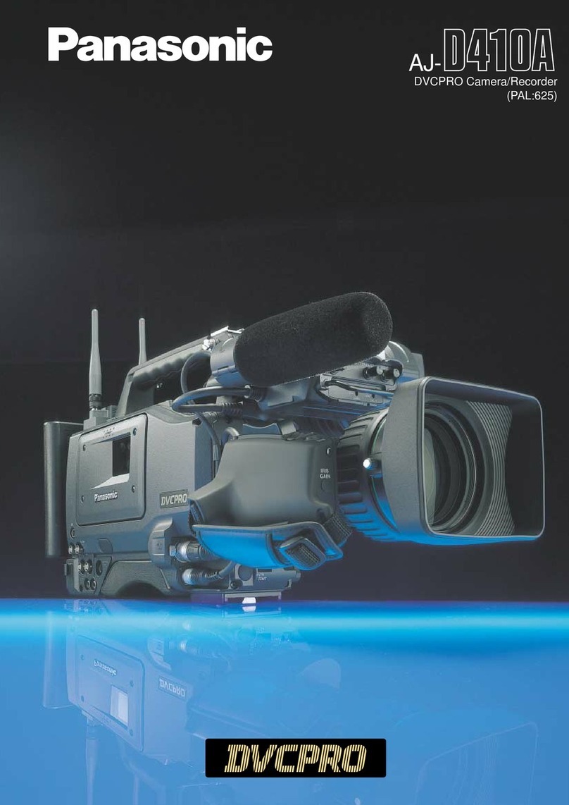 Panasonic AJ-D410A User manual Panasonic AJ-D410A User manual