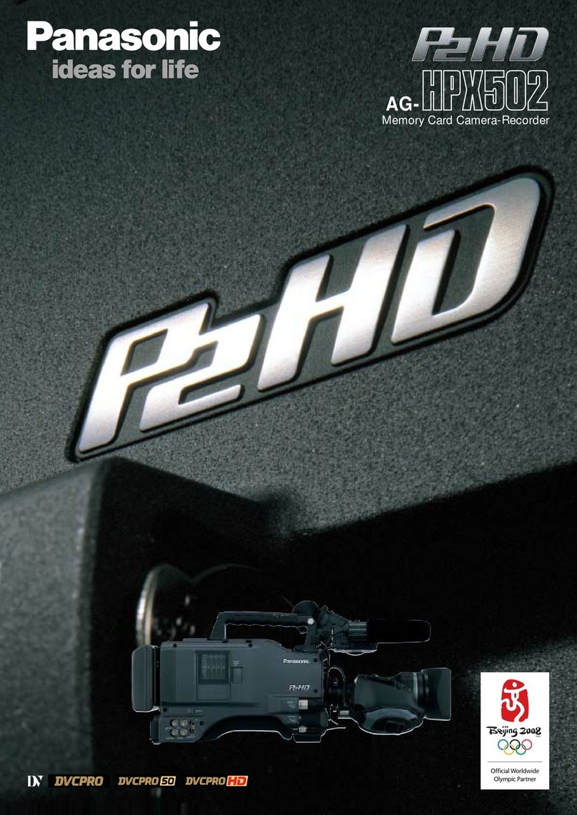 Panasonic AG-HPX502 User manual