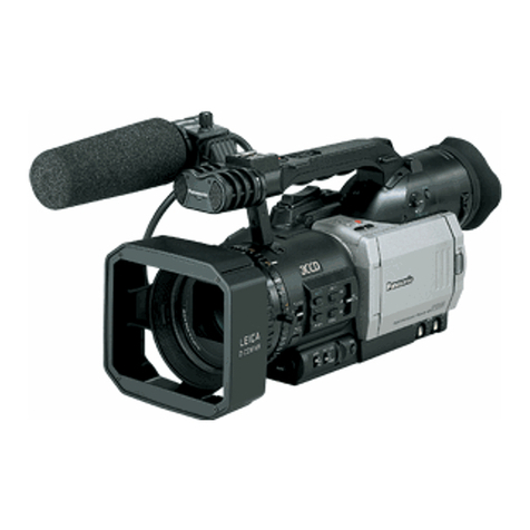 Panasonic AGDVX100 - DV CAMCORDER User manual