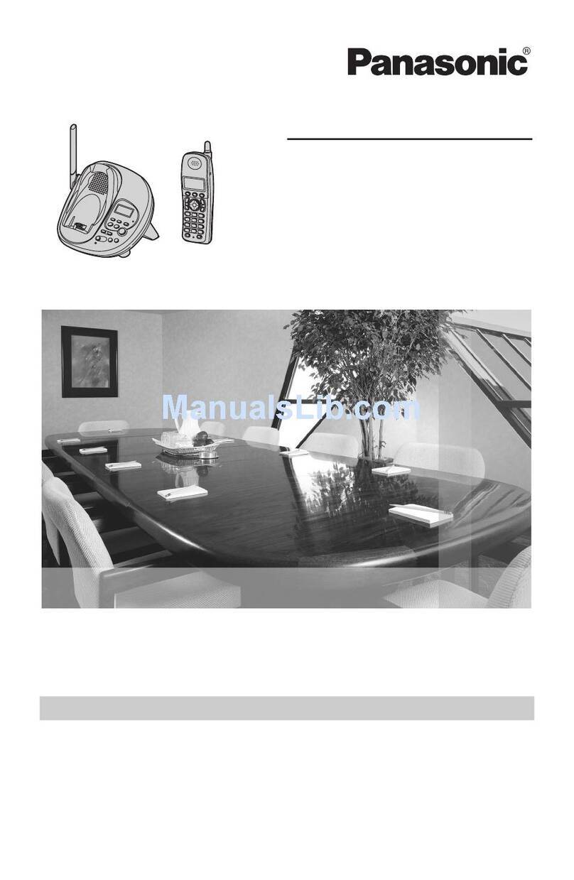 Panasonic KX-TG2432 operating instructions