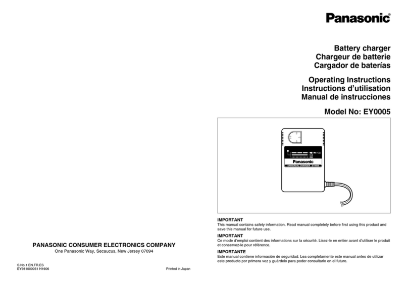 Panasonic EY0005 operating instructions