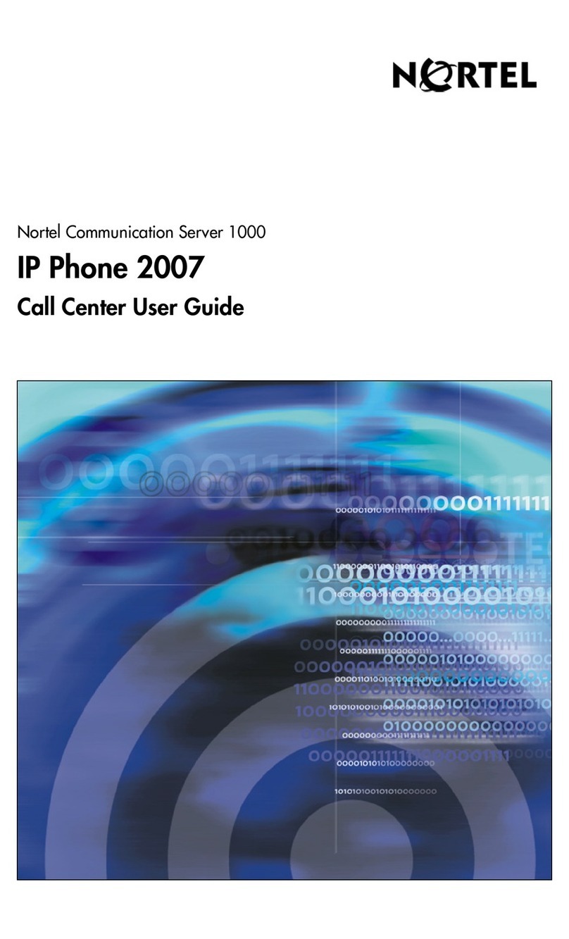 Nortel NN43118-102 User manual