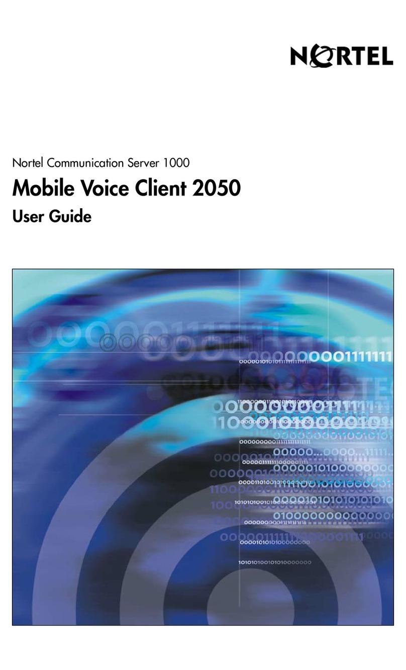Nortel NN42340-100 User manual