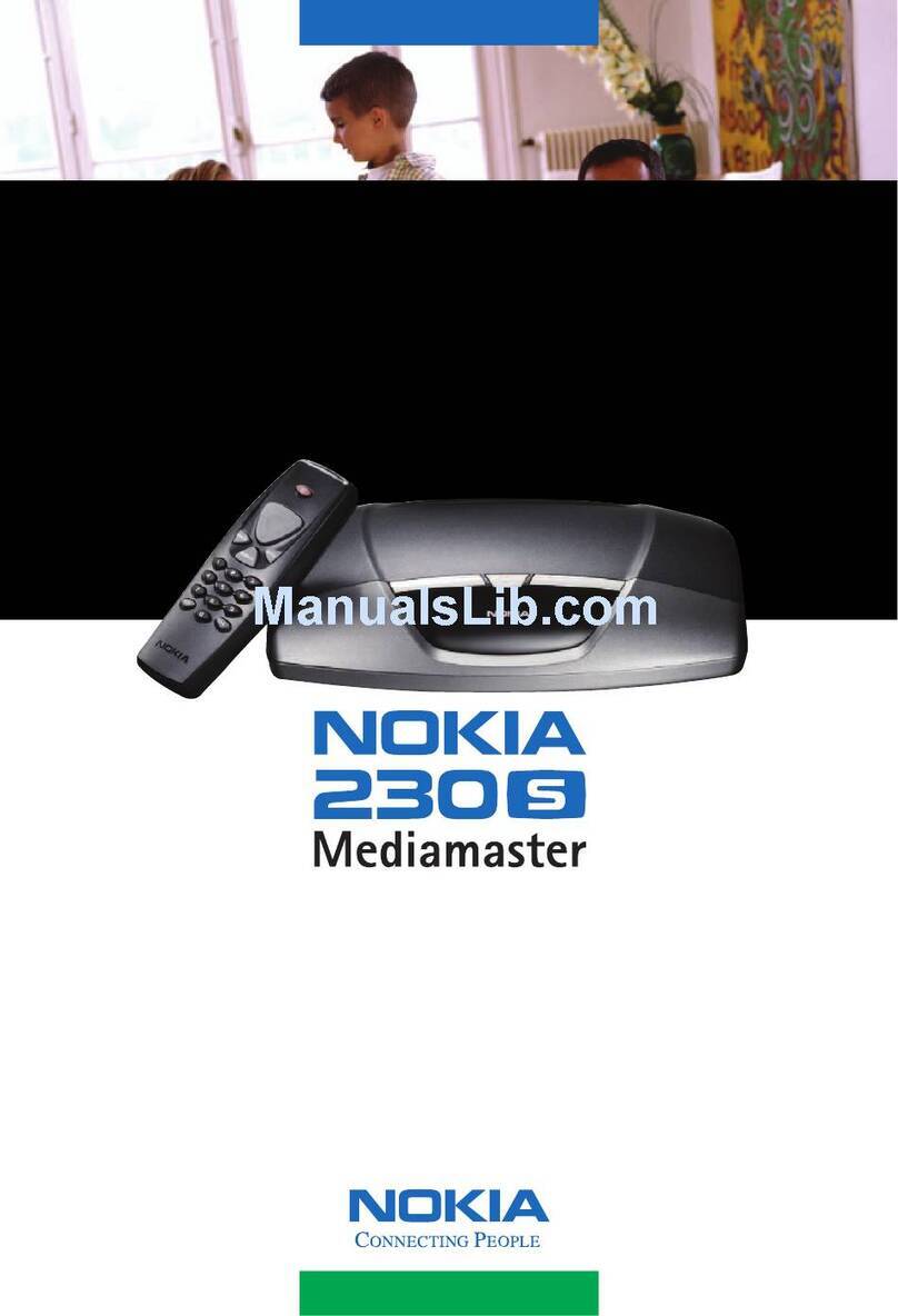 Nokia Mediamaster 230 S User manual