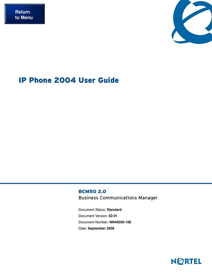 Nortel BCM50 2.0 user guide