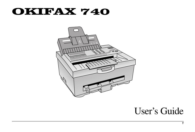 Oki OKIFAX 740 user guide
