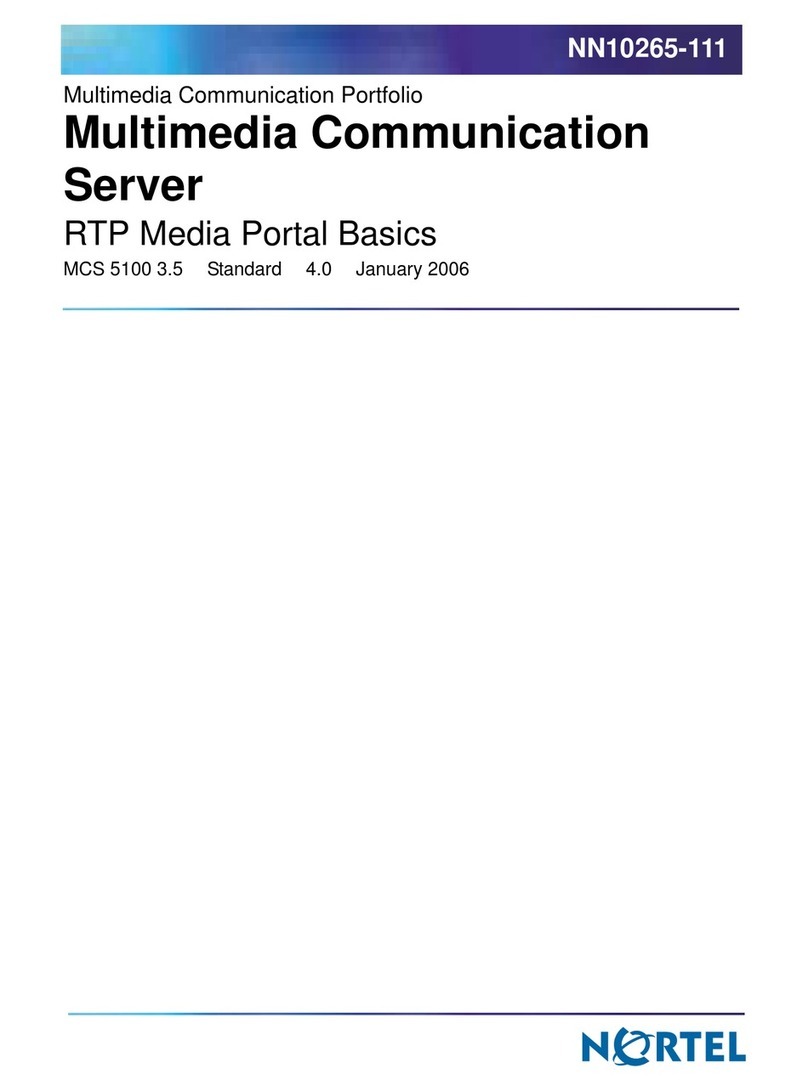 Nortel NN10265-111 User manual