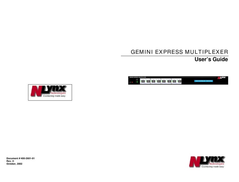 Nlynx GEMINI EXPRESS MULTIPLEXER user guide