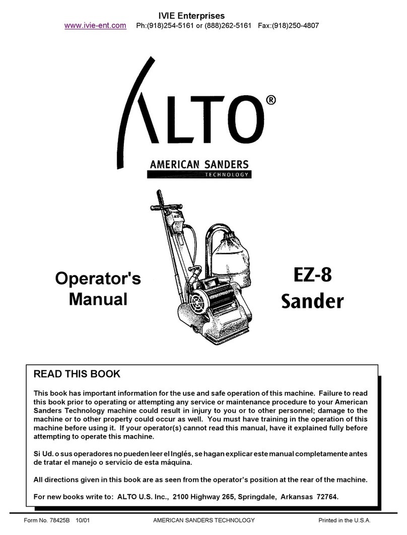 Alto EZ-8 User manual