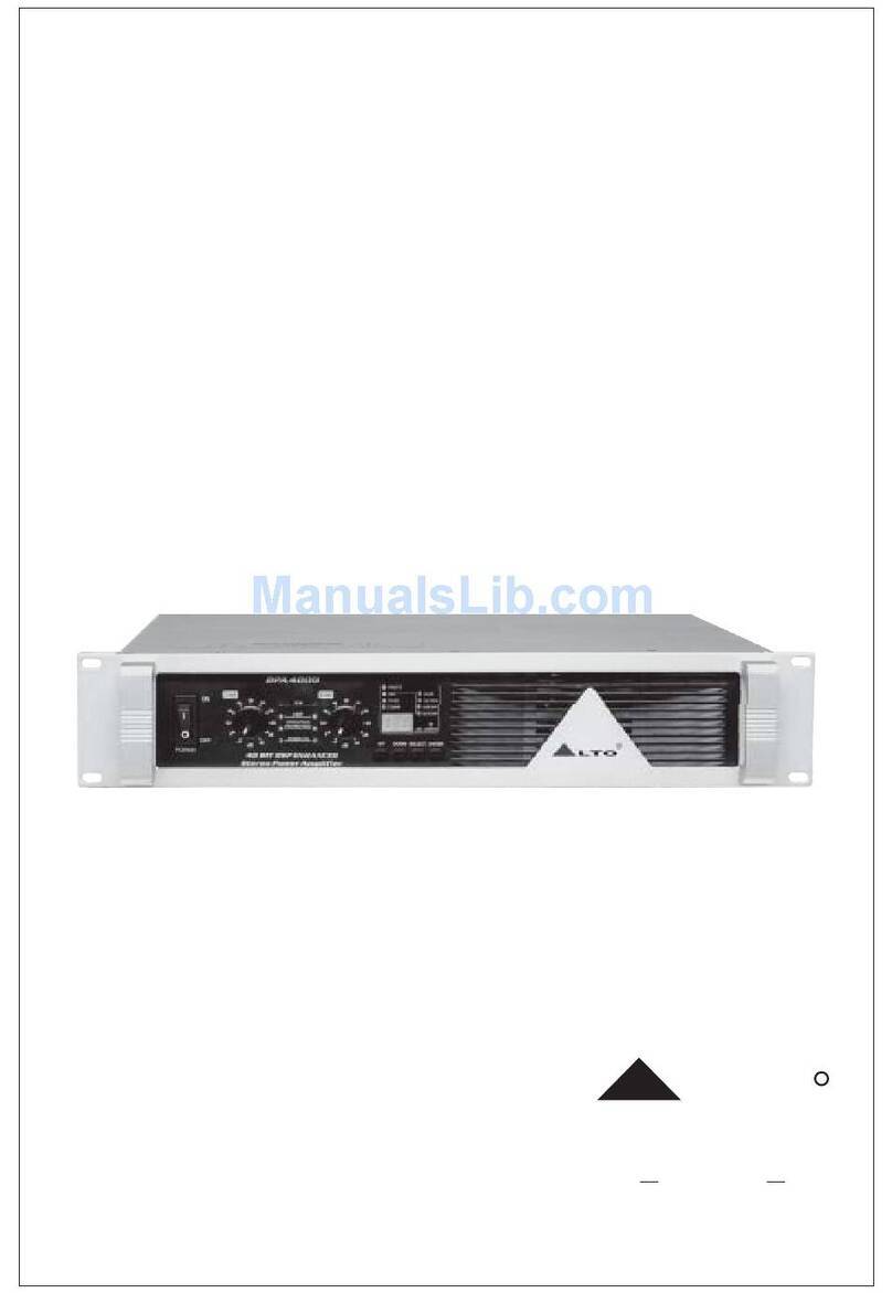 Alto DPA 2500 User manual