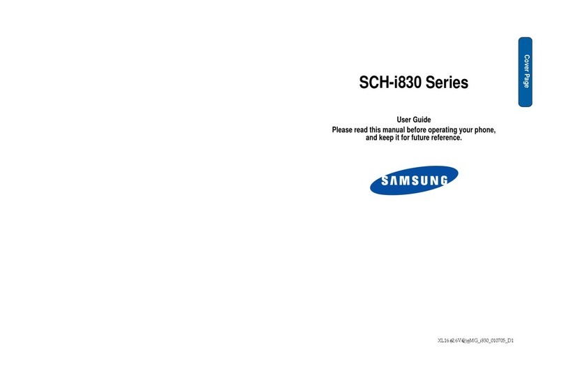 Samsung SCH-i830 Series User manual