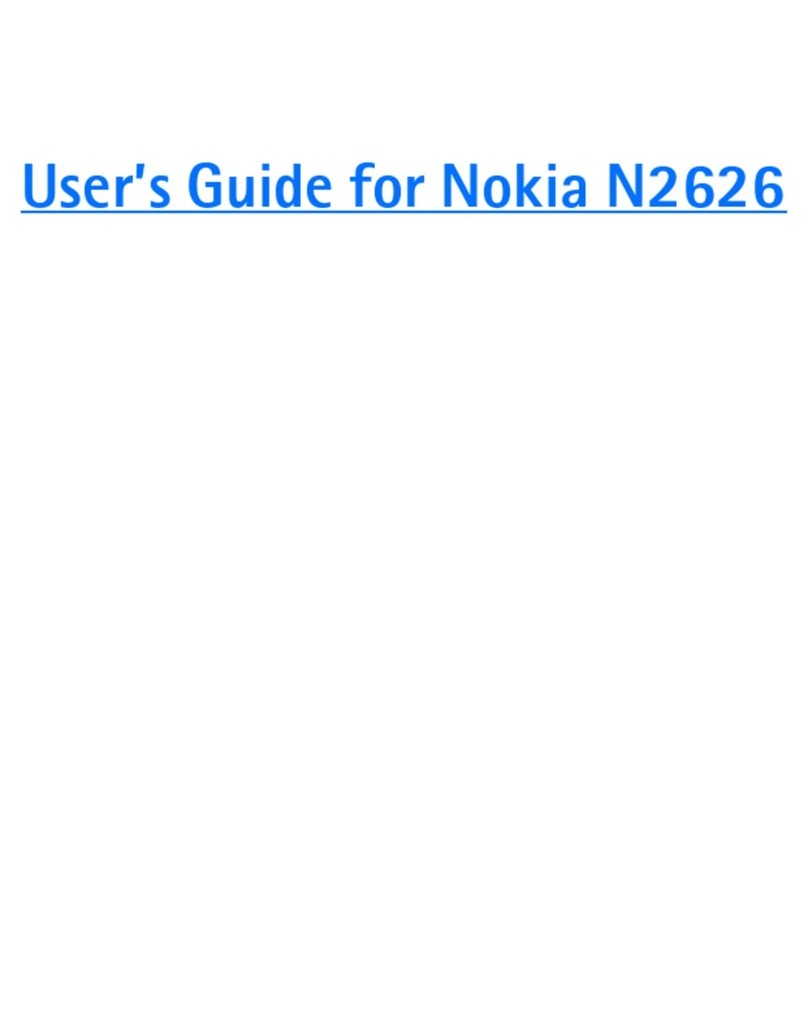 Nokia N2626 User manual