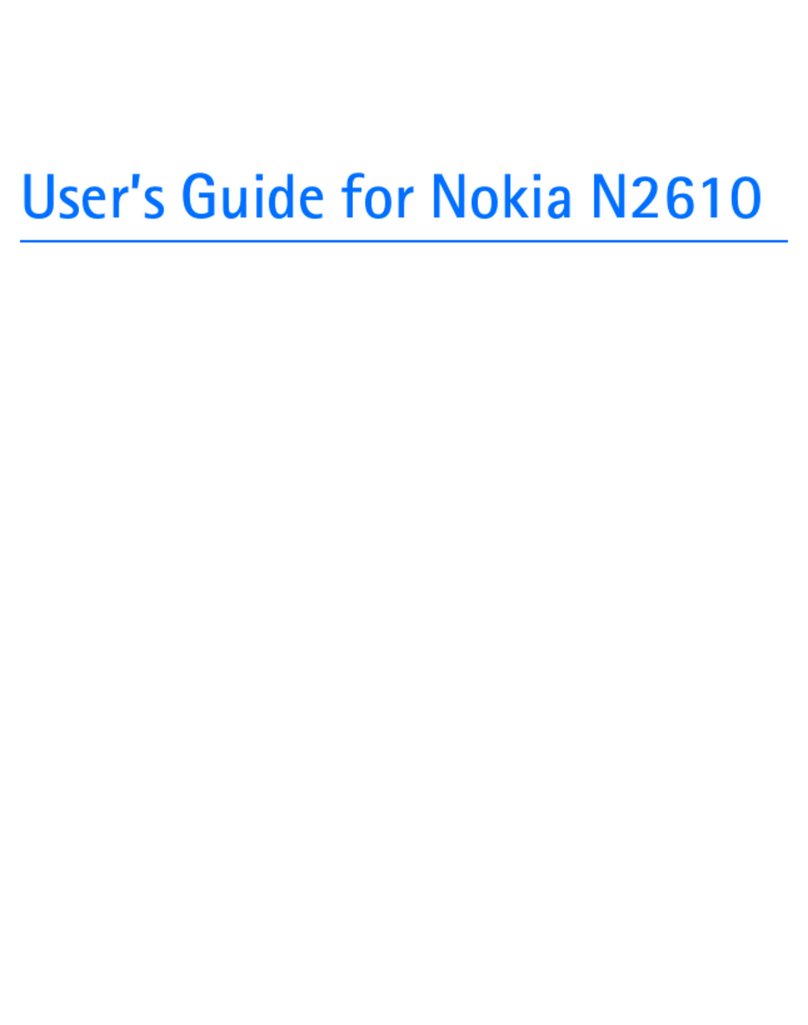 Nokia N2610 User manual