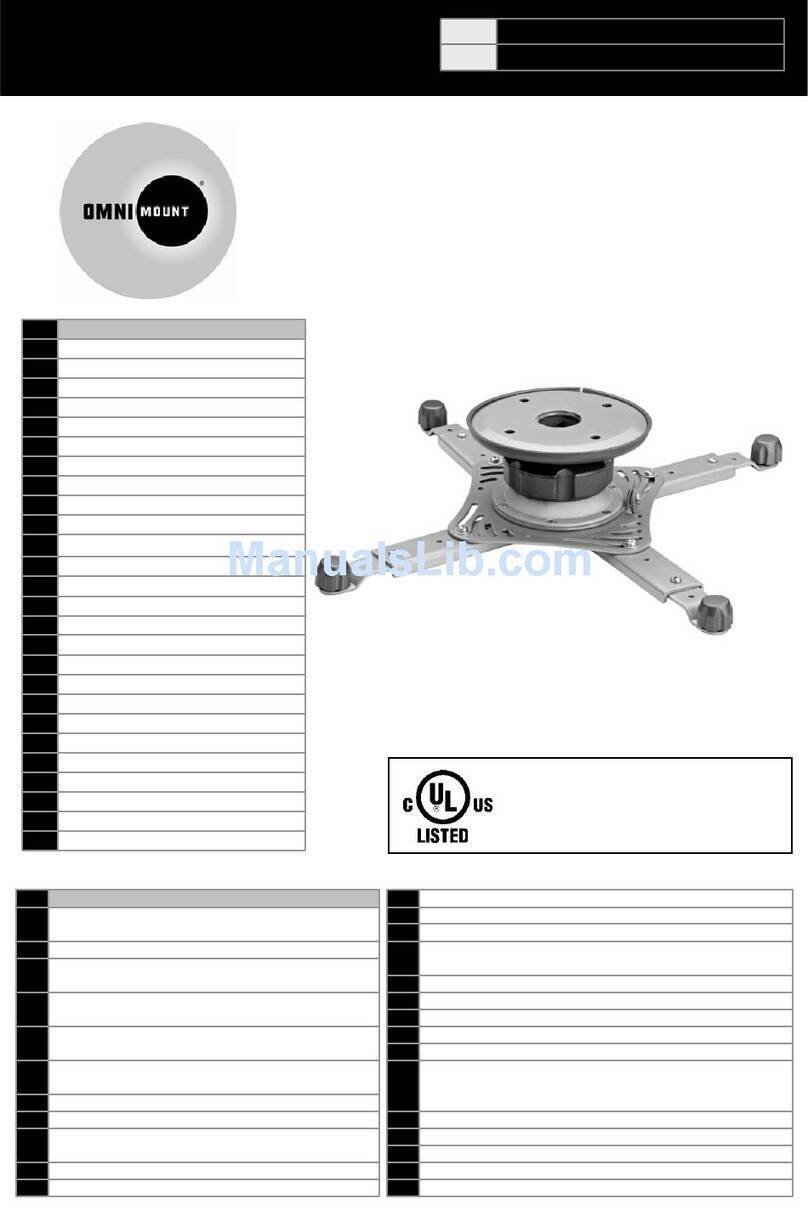 Omnimount 3N1-PJT User manual