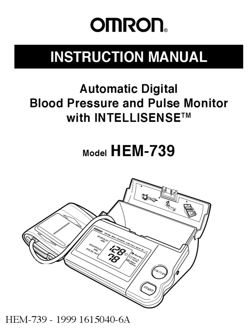 Omron AUTOMATIC DIGITAL HEM-739 User manual Omron AUTOMATIC DIGITAL HEM-739 User manual