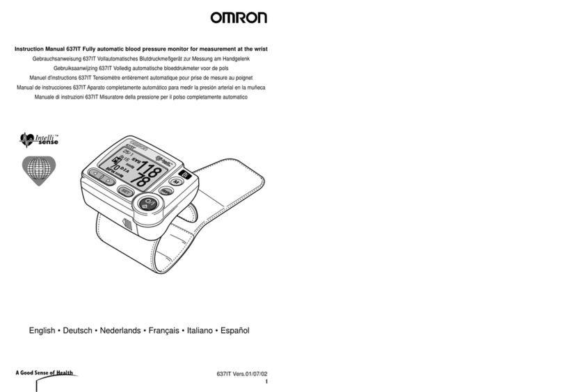 Omron INTELLI 637IT User manual