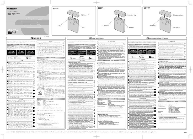 Olympus E-1 - Digital Camera SLR User manual