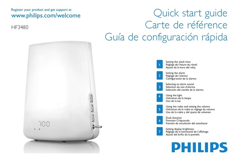 Philips HF3480/60 quick start guide