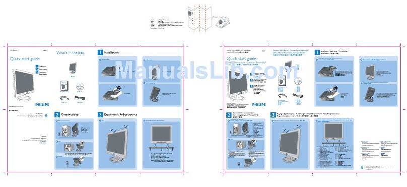 Philips 170V7FB/27 User manual Philips 170V7FB/27 User manual